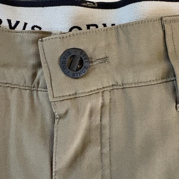 Orvis Tech Pants Men’s 36x32 Fit 39x32.5 Olive Green Hiking Light Nylon Stretch - Picture 8 of 16